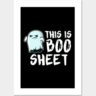 This Is Boo Sheet Gift for any Halloween Ghost Lover product Posters and Art